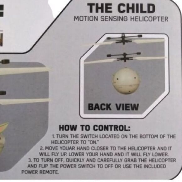 Star Wars Mandalorian The Child Motion Sensing
Helicopter Baby Yoda World Tech - Picture 7 of 11